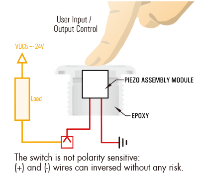 Piezo switch Wiring Schemes